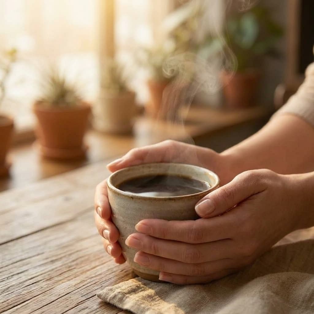 Paso 4: Disfrutar de la taza de café recién preparada