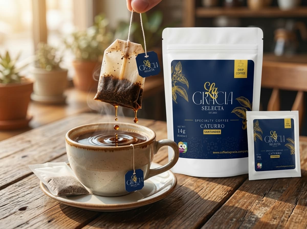 Drip Coffee La Gracia listo para preparar