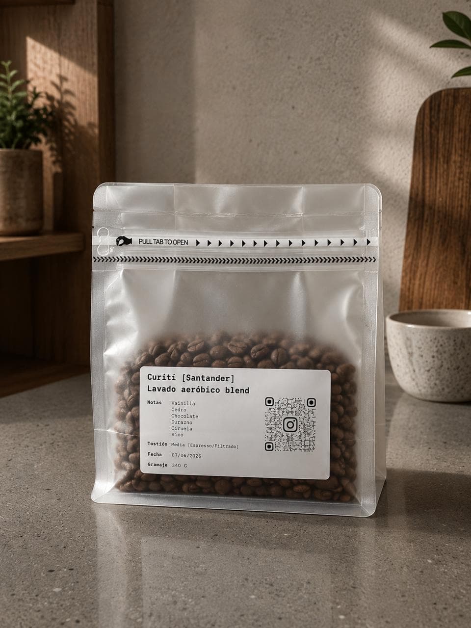 Bolsa de café Curití La Gracia